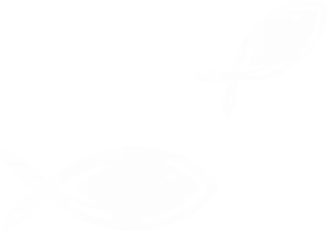 Decoração de dois peixes nadando