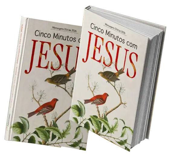 Livro devocional Cinco Minutos com Jesus